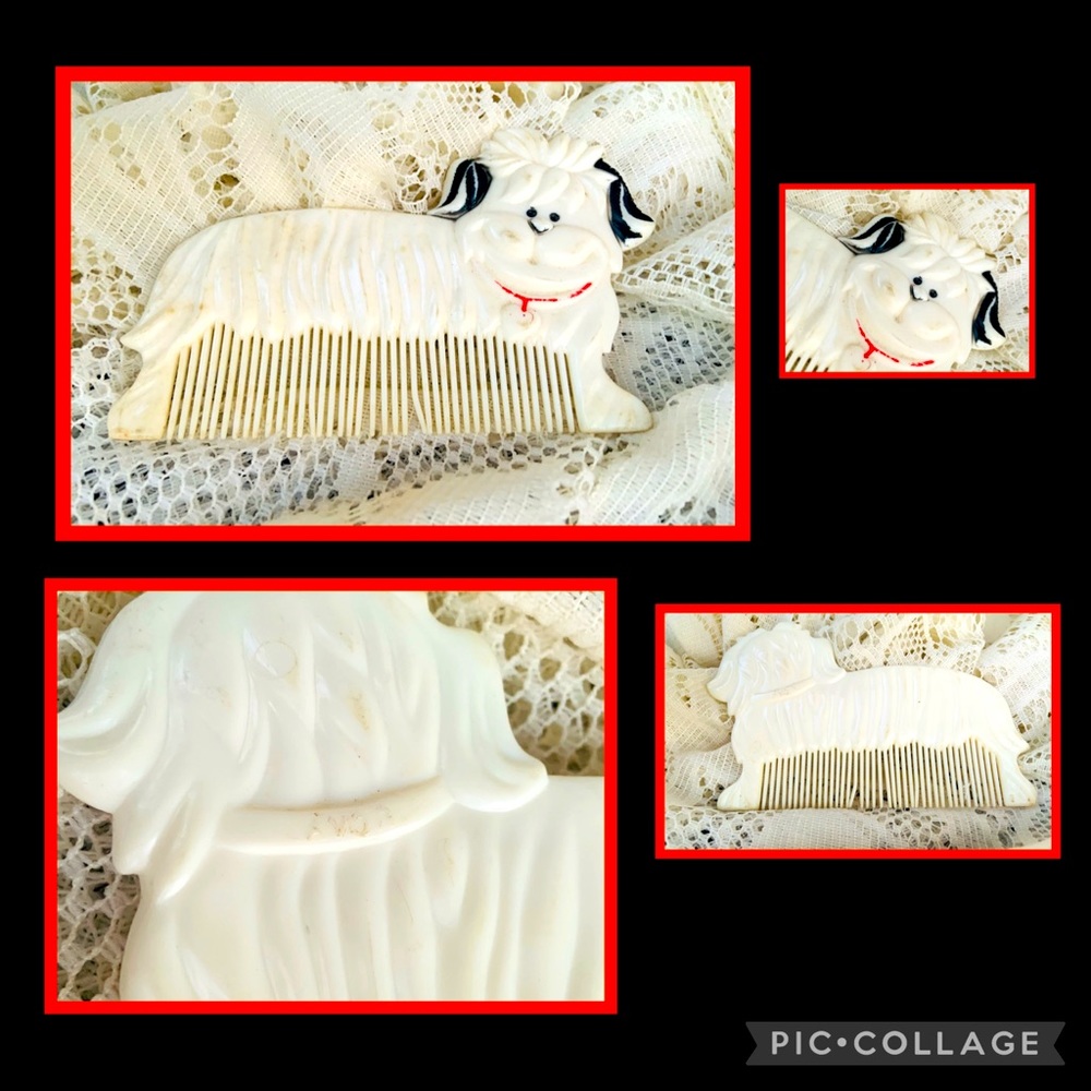 •Vintage 1975 Avon Shaggy Dog Comb•